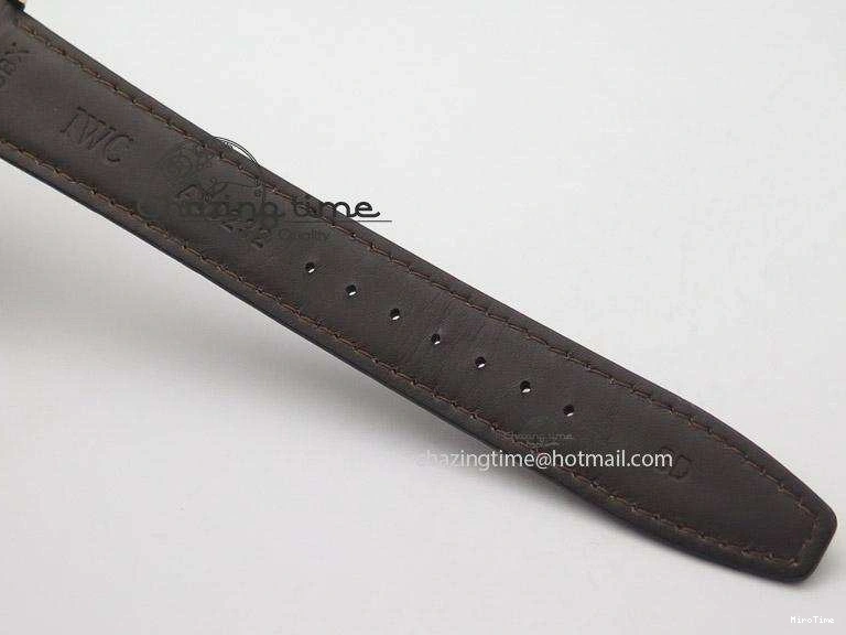 MIROTIME 0208 Pilot Chrono RG 3878 ZF Best Edition Grey Dial On Brown Leather Strap A UrbanChic 7330